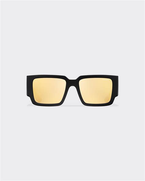 prada sonnenbrille gold|Mirrored Gold Lenses Prada Symbole Sunglasses .